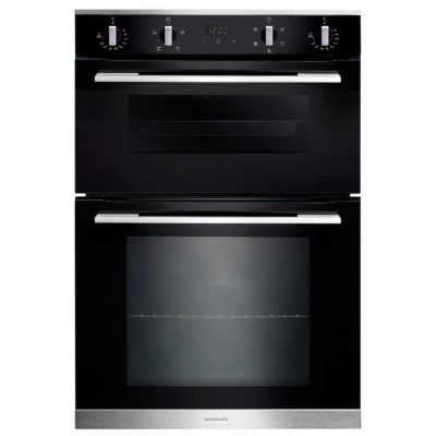 Rangemaster RMB9045BL/SS 11219 90cm Built In 4/5 Function Double Oven in Black  and Stainless Steel